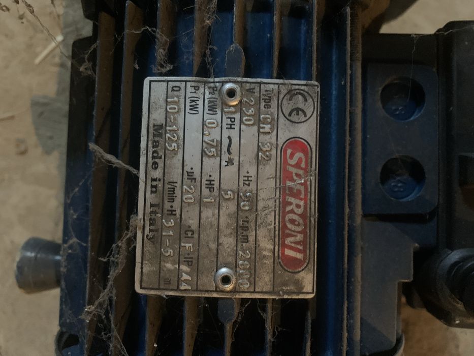 Электродвигатель мотор Speroni/Marina.  Италия