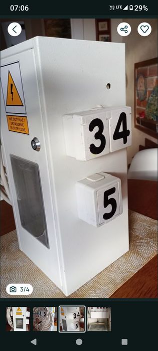 Rozdzielnica elektryczna licznikowa szafka budowlana