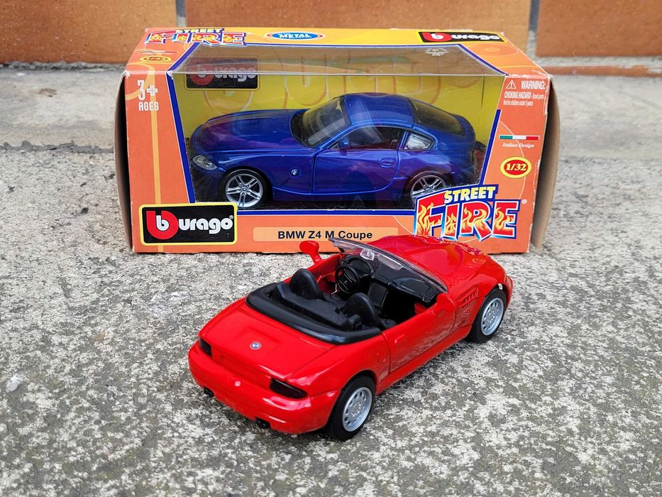 Kolekcja modeli BMW Z4 M Z3 1:32 Bburago mega unikaty