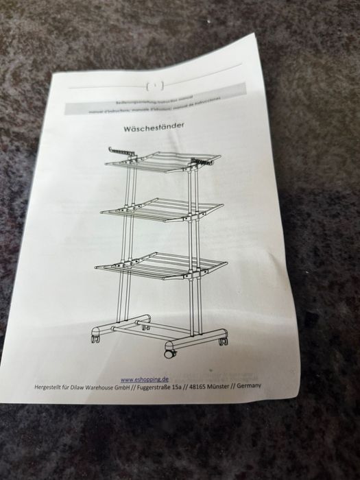 Suszarka na pranie 3 piętrowa  marki Kesser