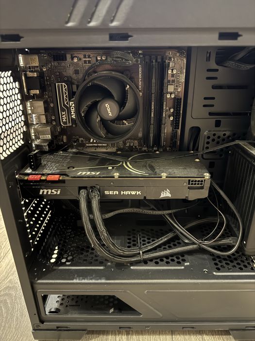 ПК з Ryzen 5 5600x та MSI GTX 1080 SEA HAWK