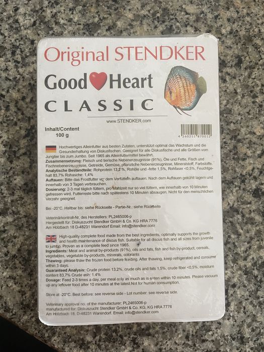 Comida congelada Stendker