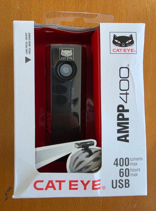 Lanternas Cateye AMPP 400 e 500 Lumens