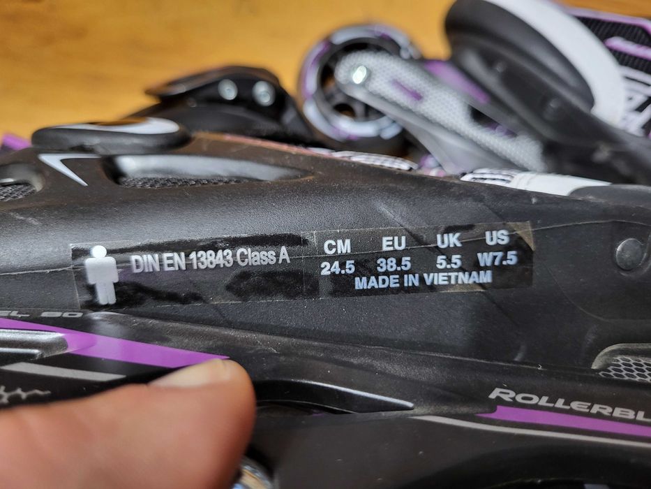 Rolki damskie Rollerblade Sirio 80 - rozm. 38.5 / 24.5 cm - JAK NOWE!