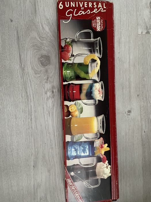 6 склянок універсальні Simah