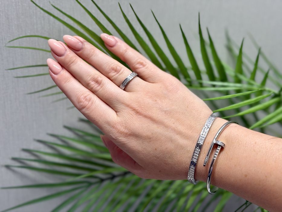 Браслети Love та гвіздок  Cartier - 15.5, 16, 17 розмір
