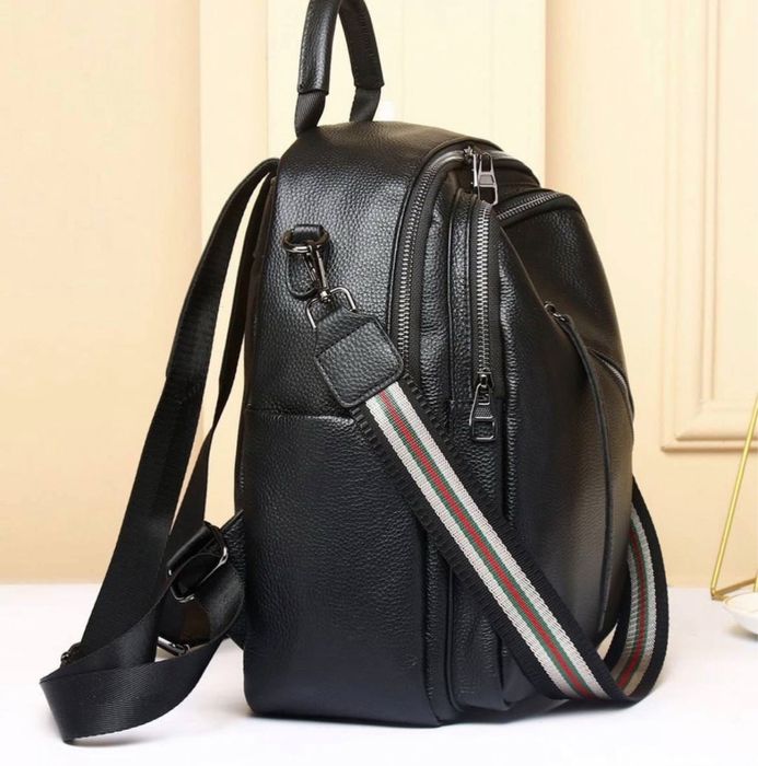 Шкіряний жіночий рюкзак-сумка, Кожаный женский рюкзак