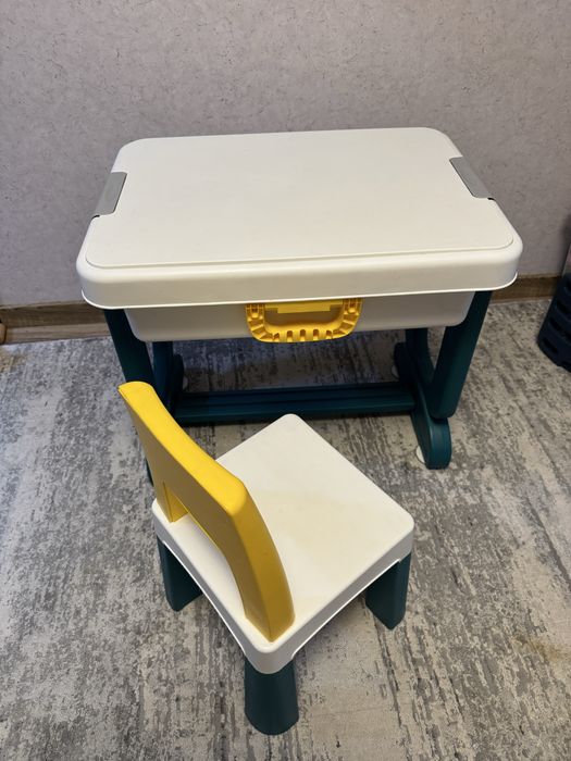 Дитячий стол та стульчик 6 в 1