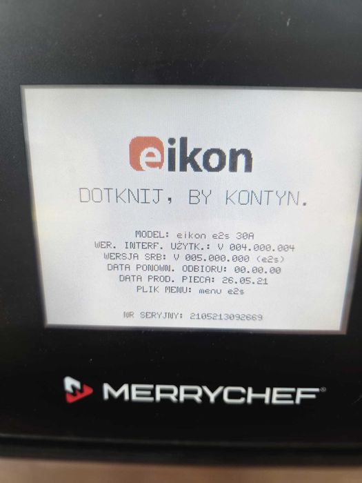Kuchenka konwekcyjno-mikrofalowa MERRYCHEF EIKON E2S
