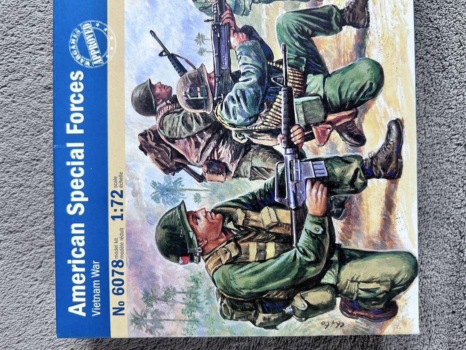 Figurki żołnierze amerykańscy Vietnam War model Italeri 6078