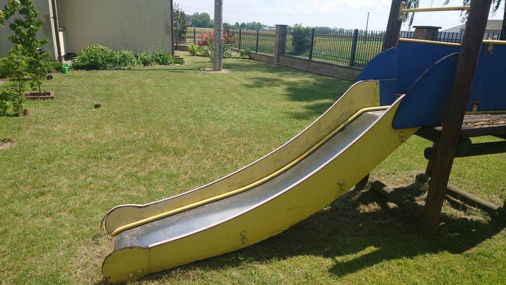 Ślizg do zjeżdżalni blacha nierdzewna