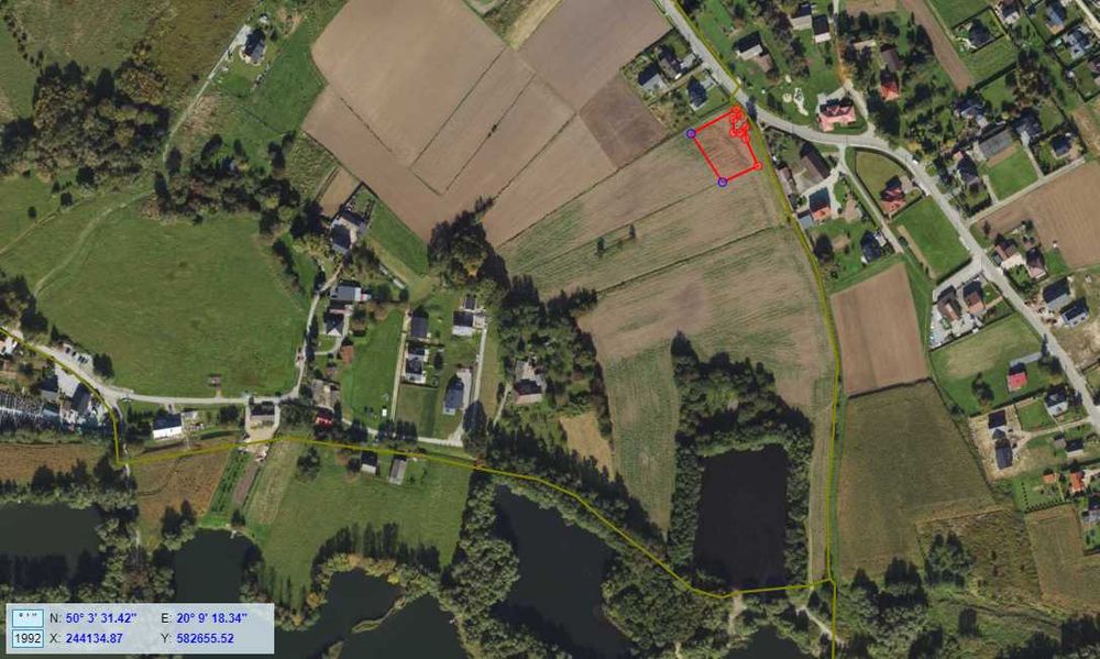 Działka budowlana Przylasek Rusiecki - Widok 3