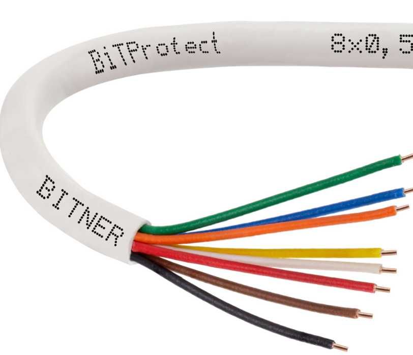 Przewód YTDY BiTprotect 8x0.5 mm Kabel ALARMOWY, DOMOFONOWY BITNER.