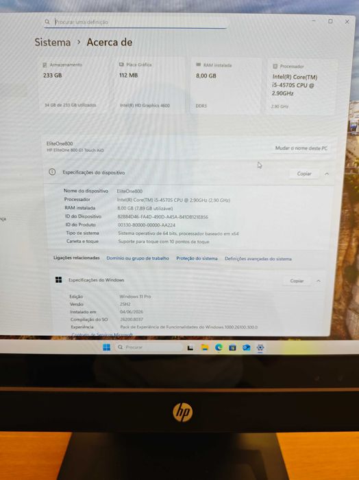 Computador Tudo-em-um (All-in-one) HP EliteOne 800