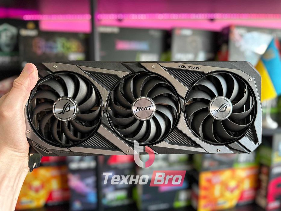 Гарантія! RTX 3070 Ti 8GB Asus ROG Strix Ігрова відеокарта пк ТехноБро