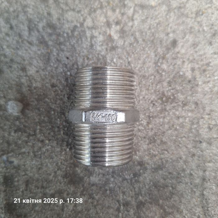 Муфта пряма 1/2" нерж., редукційні  муфти нерж.