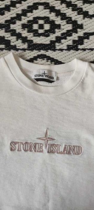 Stone Island hoodie Logo Sweatshirt white