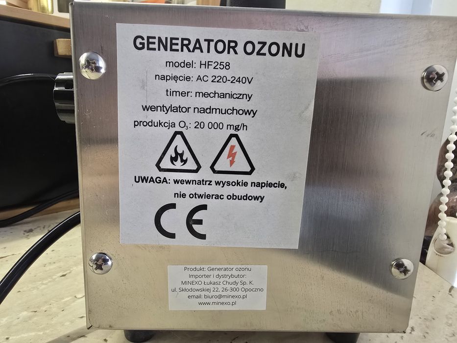 Generator ozonu HF258