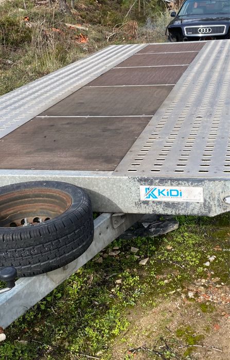 Atrelado reboque estrado porta carros