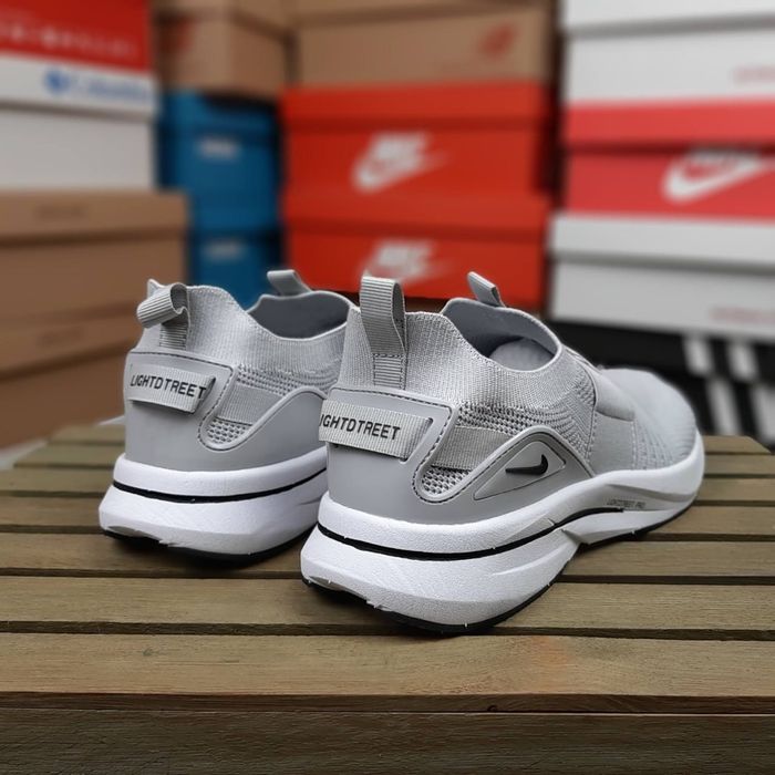 Літні кросівки Nike Lightstreet RUN Сірі / Чоловічі кросівки Найк сітк