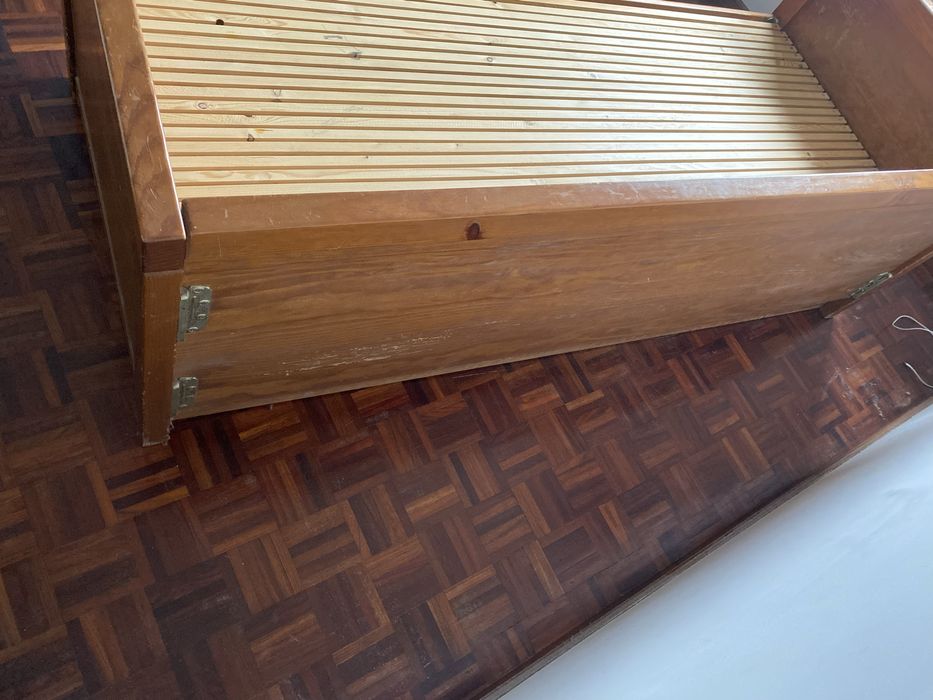 Cama (dupla) Madeira Maçica Solteiro
