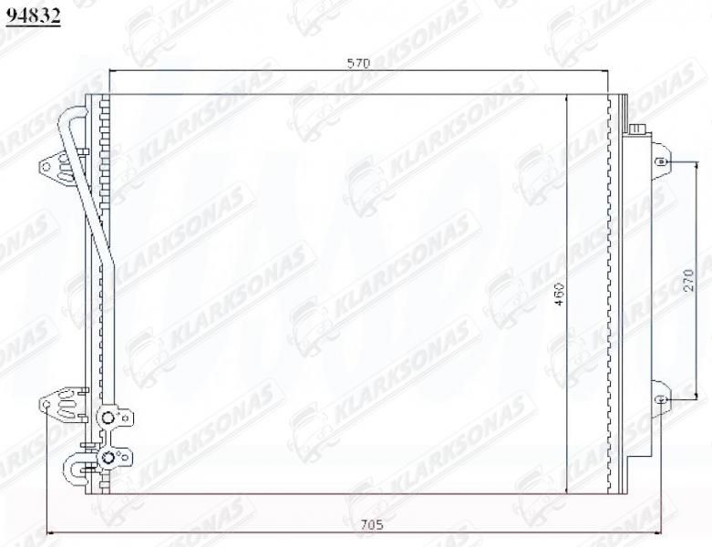 Кондиционер VW PASSAT (B7) USA Type, 2011 - 2014 3C0820411B