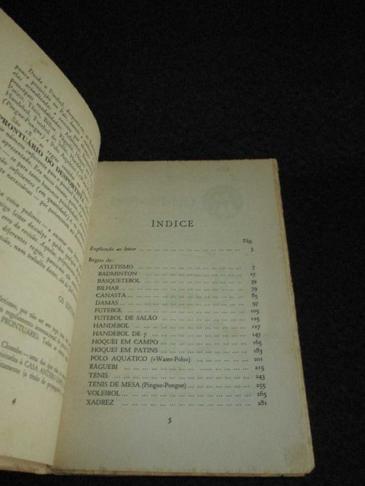 Livro Prontuário do Desportista 1954