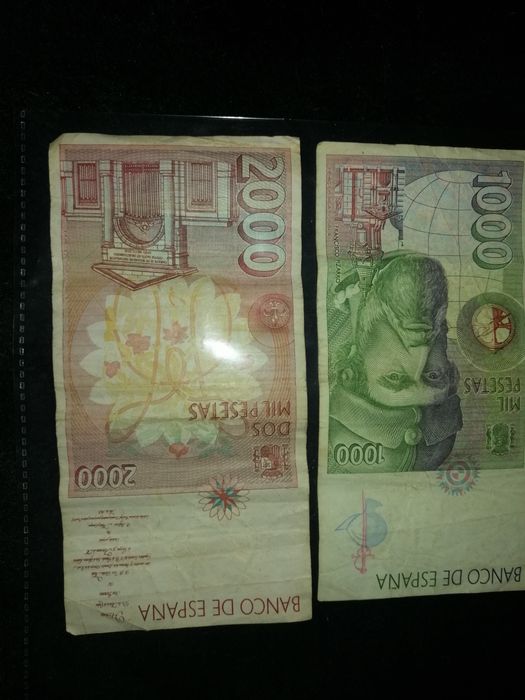 Notas espanholas usadas