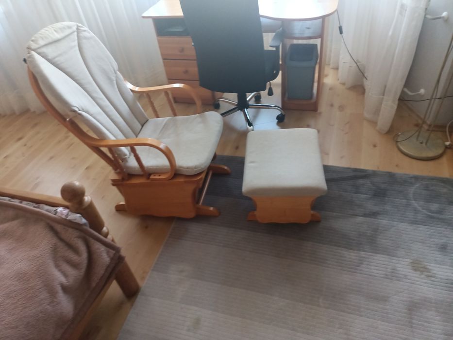 Fotel bujany (włoski) z podstawą bujana