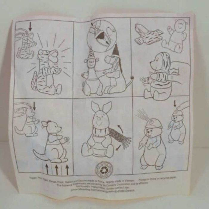 "The Tigger Movie" McDonald's 2000