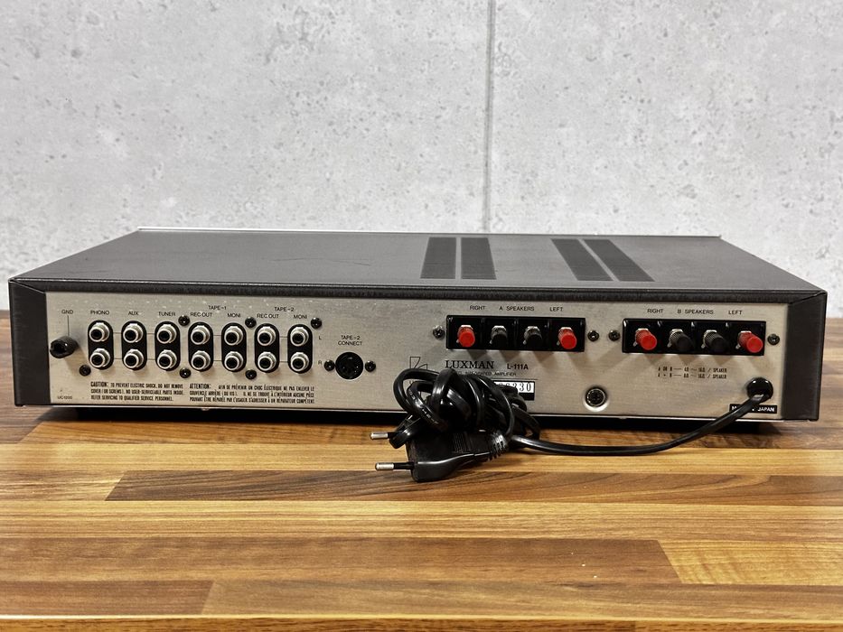 Luxman L-111A - audiofilski wzmacniacz audio 2x38w Klasa A
