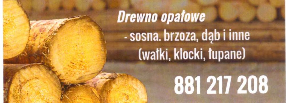 drewno opałowe sosna, brzoza i inne