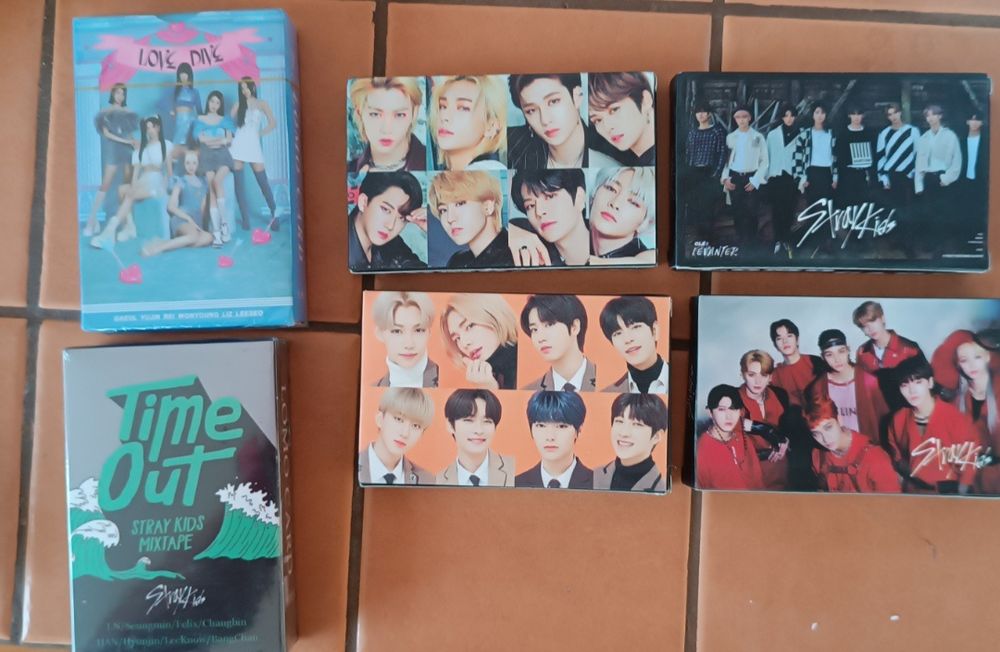 REBAIXA! Fim de stock! 30 pcs por 10 euros! STRAY KIDS Photocards KPOP