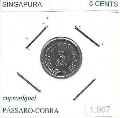 Singapura - - - - - Moedas