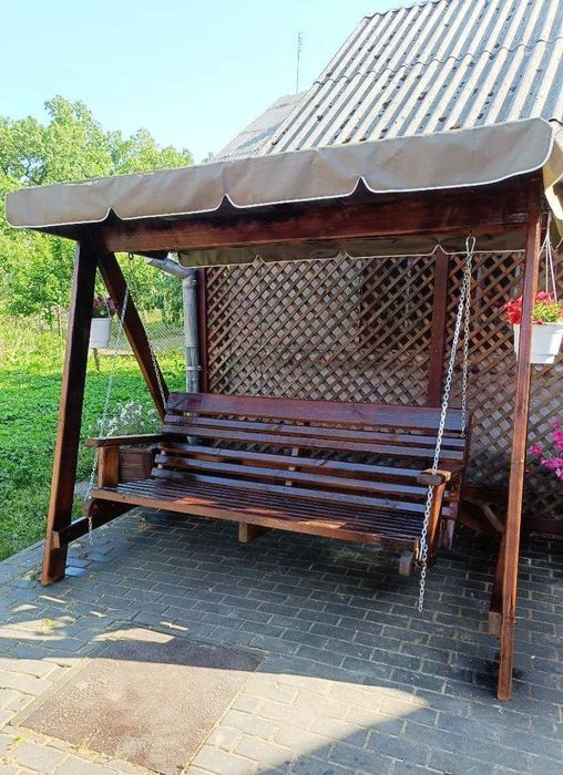 Гойдалка садова дерев'яна