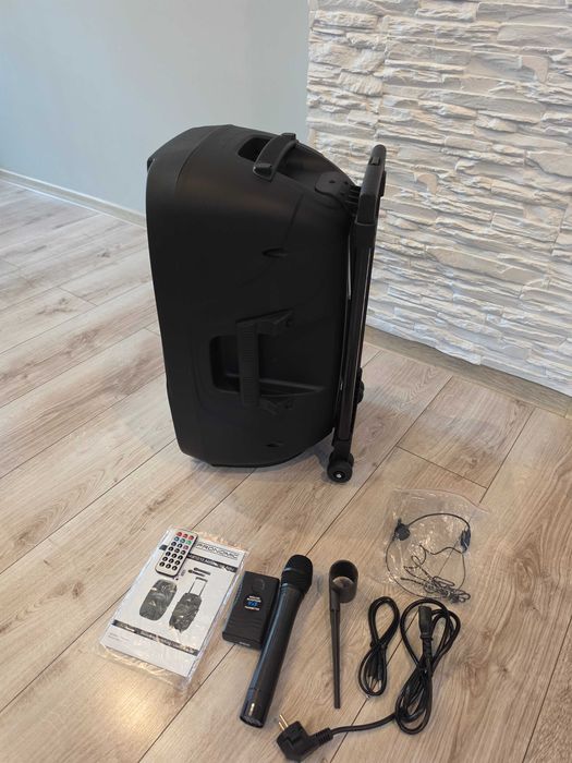 Mobilna Kolumna Aktywna Pronomic PH12AW Akumulator Bluetooth Mikrofony