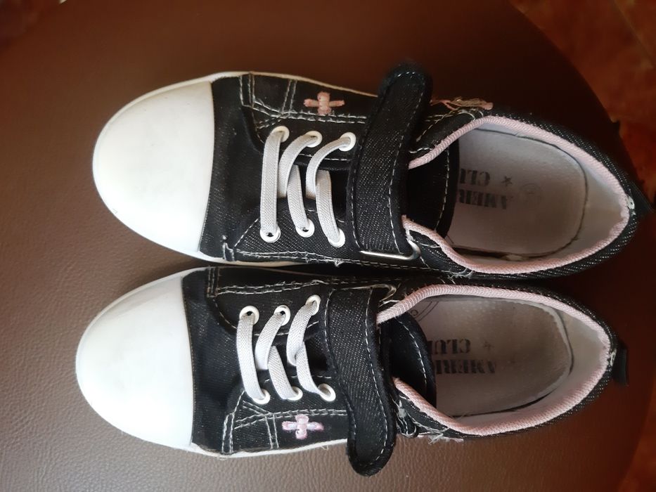 Buty trampki czarne na rzep r. 34