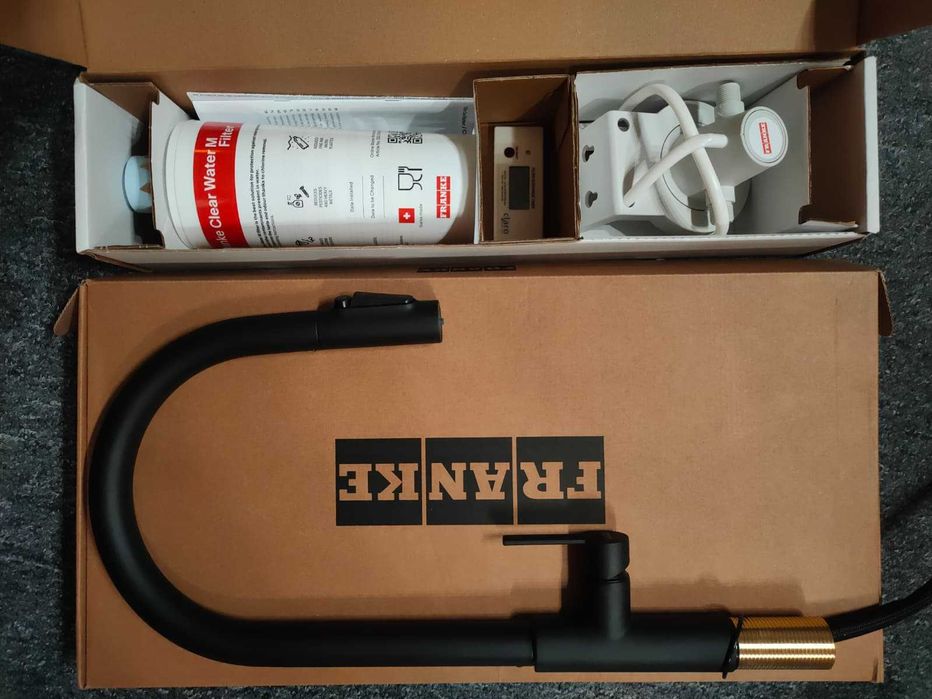 Bateria kuchenna Franke Maris slim + zestaw filtrujący Clear Water M