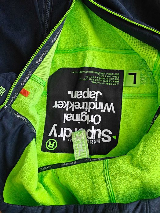 Superdry Windtrekker Softshell Meska Kurtka Outdoor Trekkingowa Fit L
