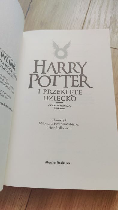 "Harry Potter i przeklęte dziecko" ksiażka NOWA