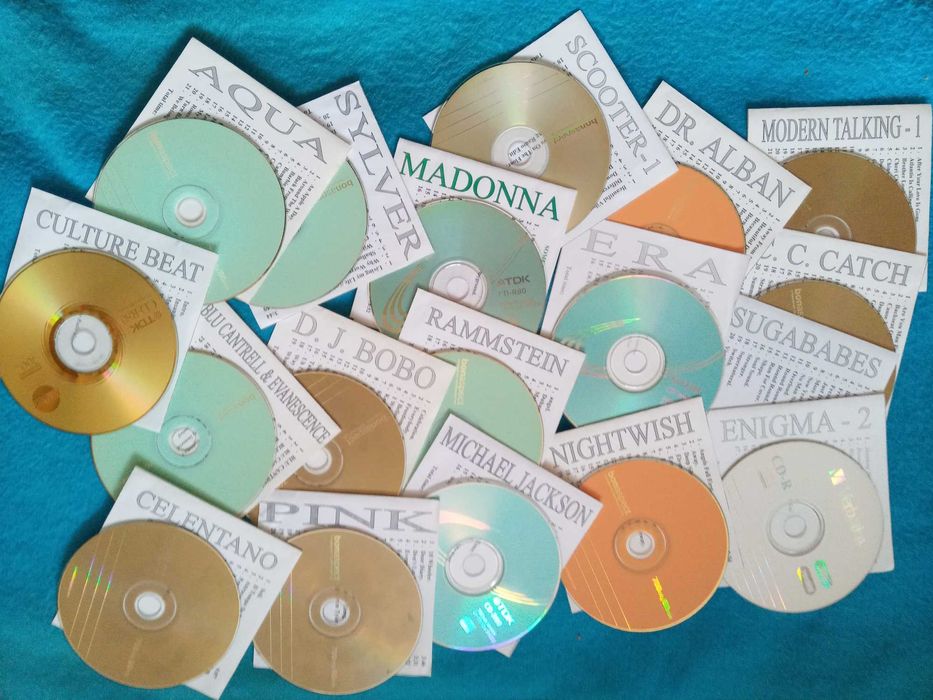 CD диск сборник лучших песен Pink Aqua Sugababes Nightwish D. J. Bobo