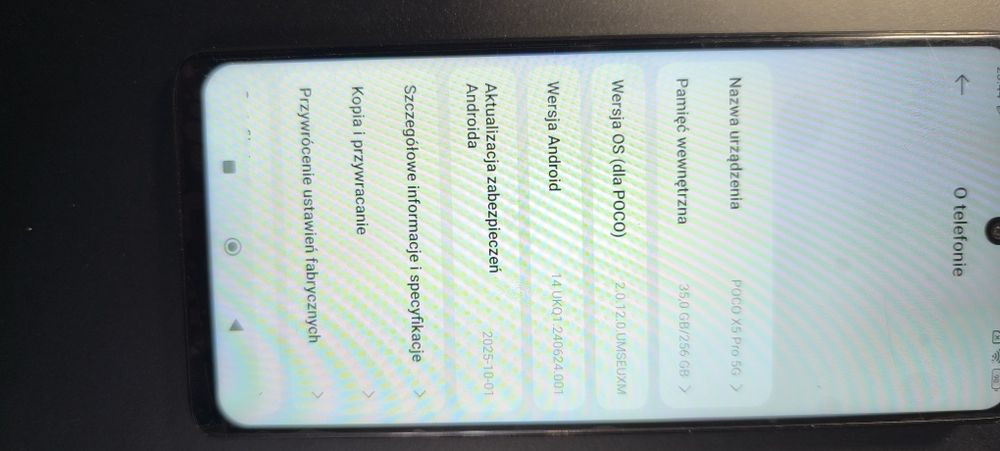 POCO x5 Pro 5G 8gb / 256gb - bez blokad - stan idealny - sprawny