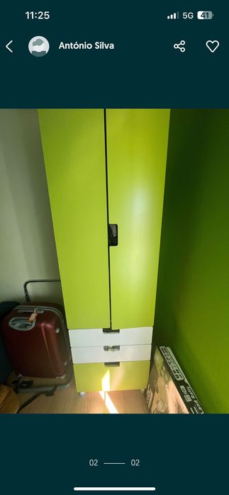 Roupeiro de criança como novo