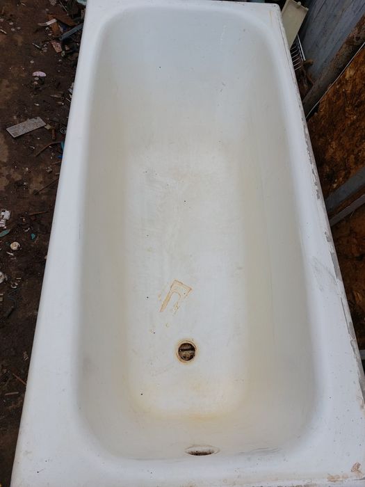 Чугунна ванна 150 на 70см біла б.у.