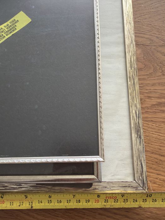 Stara metalowa ramka Vintage komplet 3 szt