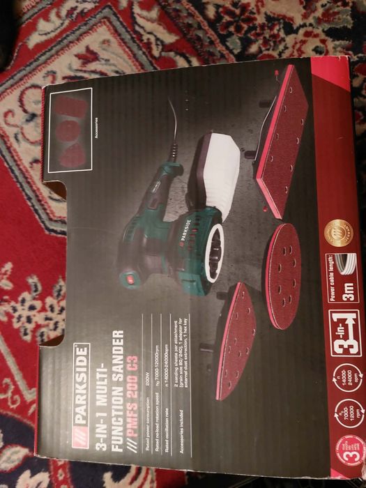 Szlifierka oscylacyjna parkside PMFS 200 C3 - nowa