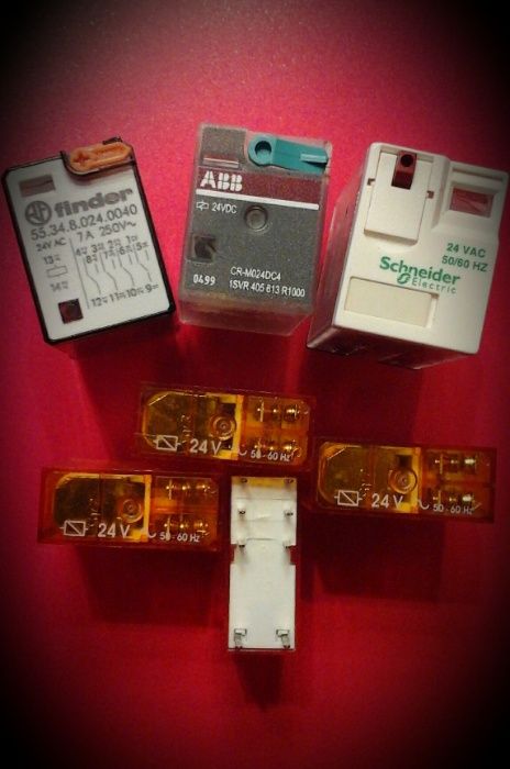 Реле проміжне, настановне ABB, Finder, Schneider.ТЕКСТ!