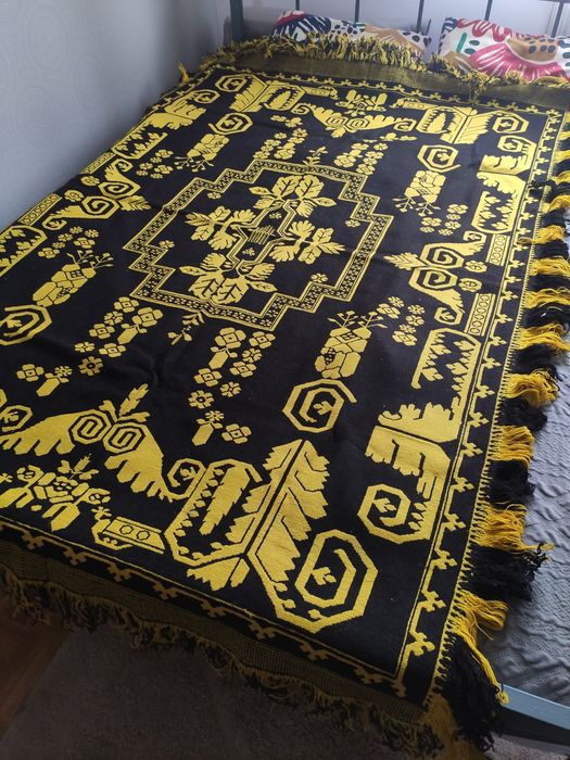 Kapa wełniana na łóżko, wersalkę