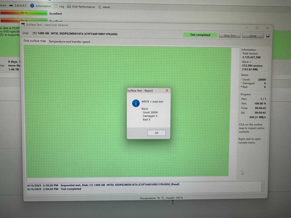 Продам NVME SSD Intel P3700 1.6tb