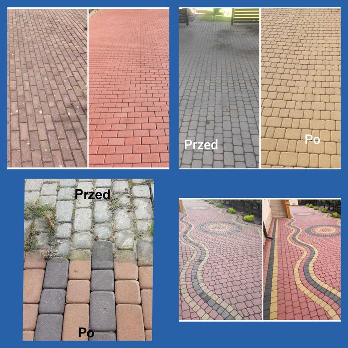 Mycie kostki brukowej, elewacji, dachu, tarasu Warszawa i okolice